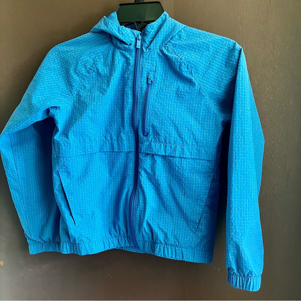 All in Motion Blue Raincoat Lightweight Water-Resistant